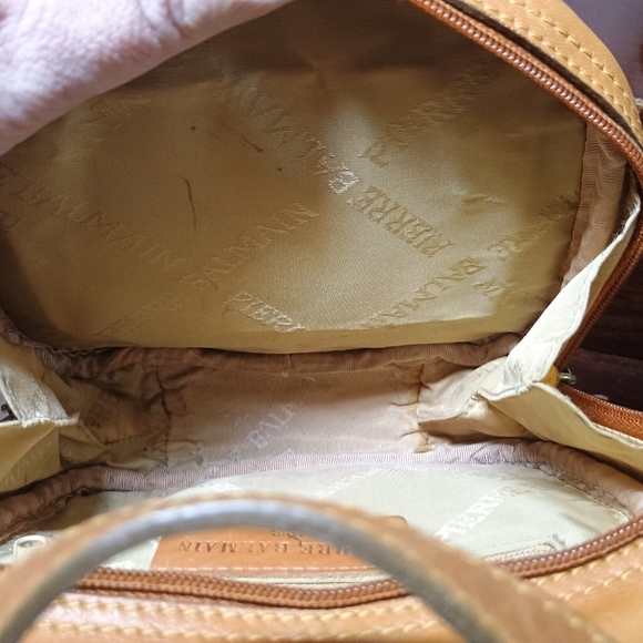 Dooney & Bourke Handprint Hobo Bag Multicolor Canvas Leather Trim Y2K - Picture 8 of 10